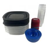 Rubbermaid Containers & Measuring Bowls Lot