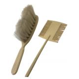 Vintage Celluloid Mini Brush and Comb Set