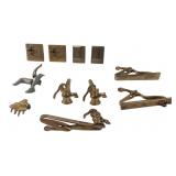 Assorted Vintage Cufflinks & Tie Clips