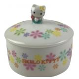 Sanrio Hello Kitty Floral Ceramic Trinket Box