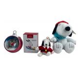 Hallmark Peanuts Snoopy Ornaments & Plush Lot