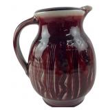 Tom Turner Studio Pottery Red Glazed Pitcher