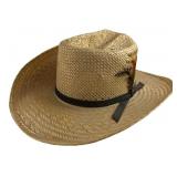 Miller Bros. Straw Cowboy Hat Size 7 1/2