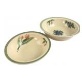 Pfaltzgraff Floral Serving Bowls, Set of 2