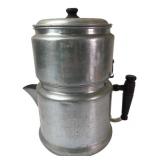 Tricolator Aluminum 10-Cup Coffee Maker