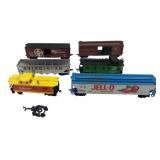 Assorted HO Scale Model Train Cars Lot of 6