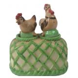 Japan Ceramic Chicken Salt & Pepper Shakers