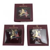 3 Baldwin Soaring Eagle 9/11 Ornaments