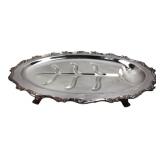 Footed Tree & Well Meat Carving Platter
