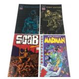 Lot of 4 Indie Comics incl. Signed Scab #1
