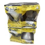 GE 65W Soft White R40 Floodlight Bulbs (3)