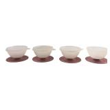 Tupperware Dessert Bowls with Lids Set of 4