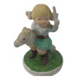 Annie Lee Buckaroos Porcelain Figurine 1452