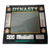 Dynasty Slot Machine Glass Panel 23x22"