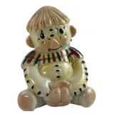 Vintage Ceramic Rag Doll Boy Figurine