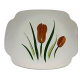 Continental Kilns Golden Crocus Hand Painted Plate