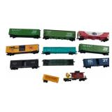 Assorted HO Scale Model Train Freight Cars