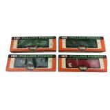 Life-Like HO Scale Train Cars & Accessories Lot