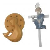 Roman Japan Ceramic Cross & Wall Plaque