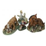 Homco Masterpiece Porcelain Figurines Lot of 4