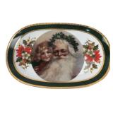 Germer Porcelanas Santa Claus Oval Platter