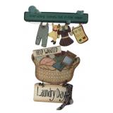 Tender Heart Treasures Wooden Laundry Decor