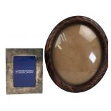 International Silver & Convex Glass Oval Frames