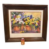 Framed Floral Still Life Print