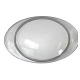 Clear Glass Oval Replacement Lid