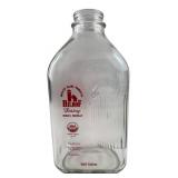 Hilhof Dairy Half Gallon Glass Milk Bottle