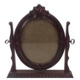 Ornate Tabletop Oval Swivel Frame