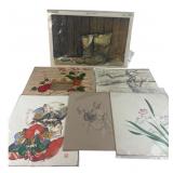 Mixed Lot of 6 Original Artworks & Sketches