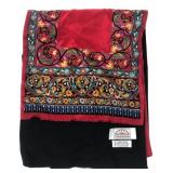 Field Manor Silk & Wool Floral Scarf