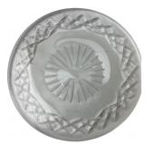 Waterford Crystal Cut Geometric 8" Plate