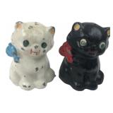Pair of Painted Cat Salt & Pepper Shakers