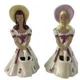 VTG Yona California Pottery Figurine Vases