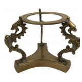 Brass Dragon Motif Sphere Stand