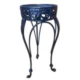 Decorative Black Metal Plant Stand