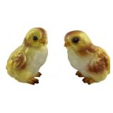 Pair of Sadie Tweedy Ceramic Chicks 1971