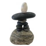 Handcrafted Natural Stone Inukshuk Figure