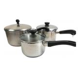 Revere Ware, Farberware & Tivoli Saucepans