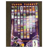2002 Super Bowl XXXVI Super Tickets Poster