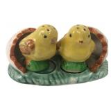 Japan Ceramic Hatching Chick Salt & Pepper Set