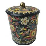 Daher Decorated Floral Tin Canister