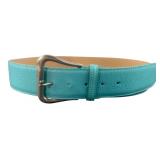 The Tailored Sportsman Turquoise Leather Belt