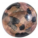 Kenyan Soapstone Etched Fish Bowl