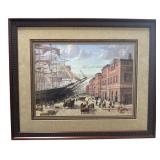 M. Yorke Old South Street NY Framed Print