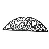 Magnetic Black Metal Scrollwork Arch 23.75x8"