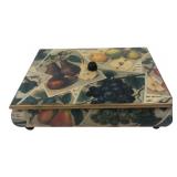 Decoline Fruit Collage Decorative Box 9x7
