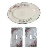 Signed Norma Stadlberger Switch Covers & Dish